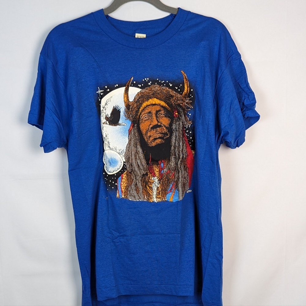 Vintage 90s Screen Stars Native American T-shirt XL